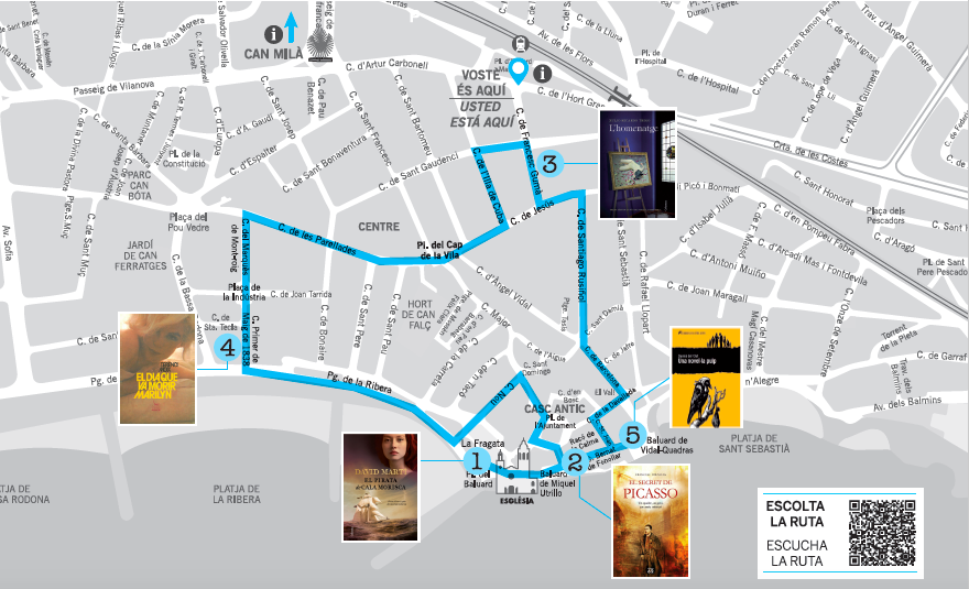 Mapa ruta Sitges novel·la