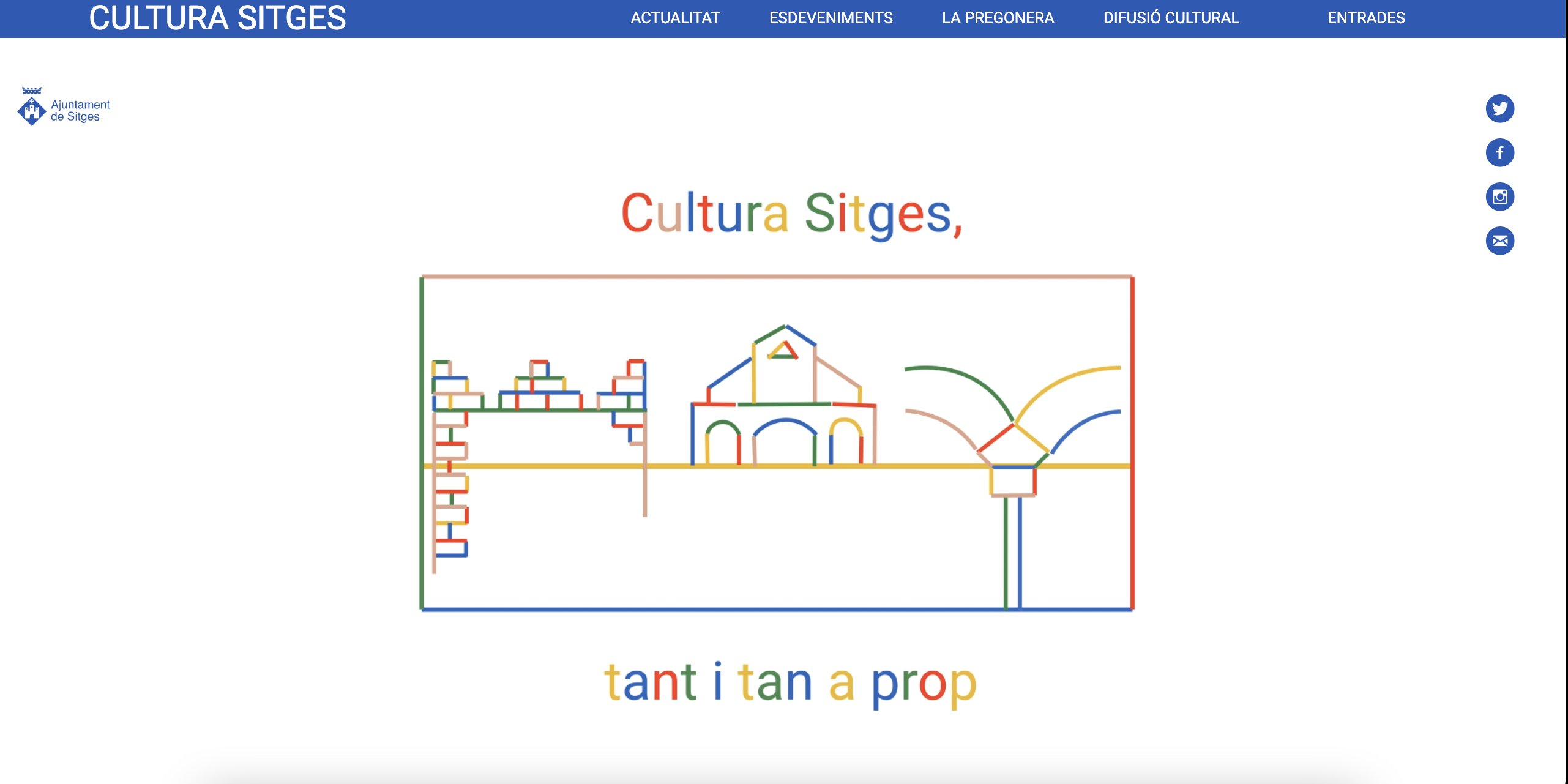 Neix el web Cultura Sitges, el punt de trobada de l'activitat pública, privada i associativa Neix el web Cultura Sitges, el punt de trobada de l'activitat pública, privada i associativa