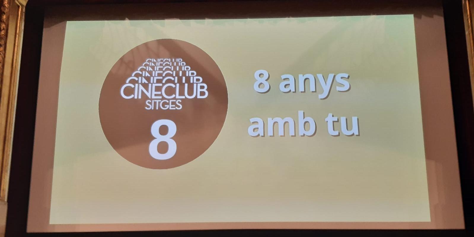 El Cineclub Sitges celebra 8 anys compromès amb el cinema