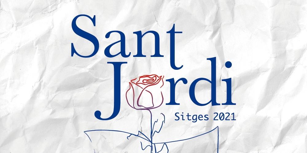 Sitges celebra la diada de Sant Jordi al carrer