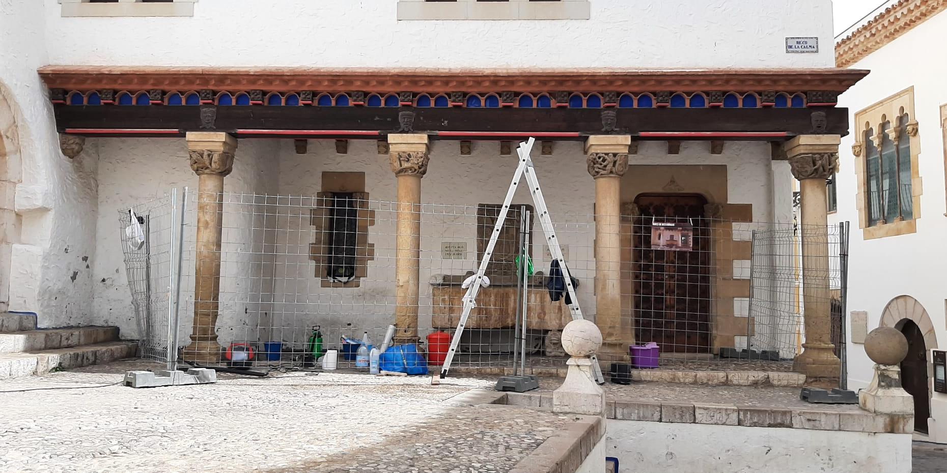 S’inicien les tasques de conservació i restauració del sarcòfag paleocristià i elements del l’entorn del Racó de la Calma