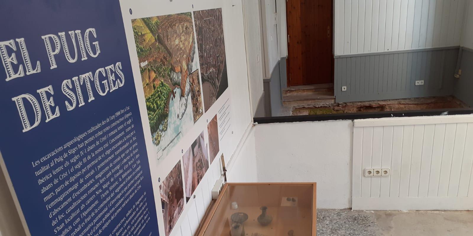 Es reprenen les visites arqueològiques al Puig de Sitges amb l’estrena d’un espai museístic petit a la casa de la Vila