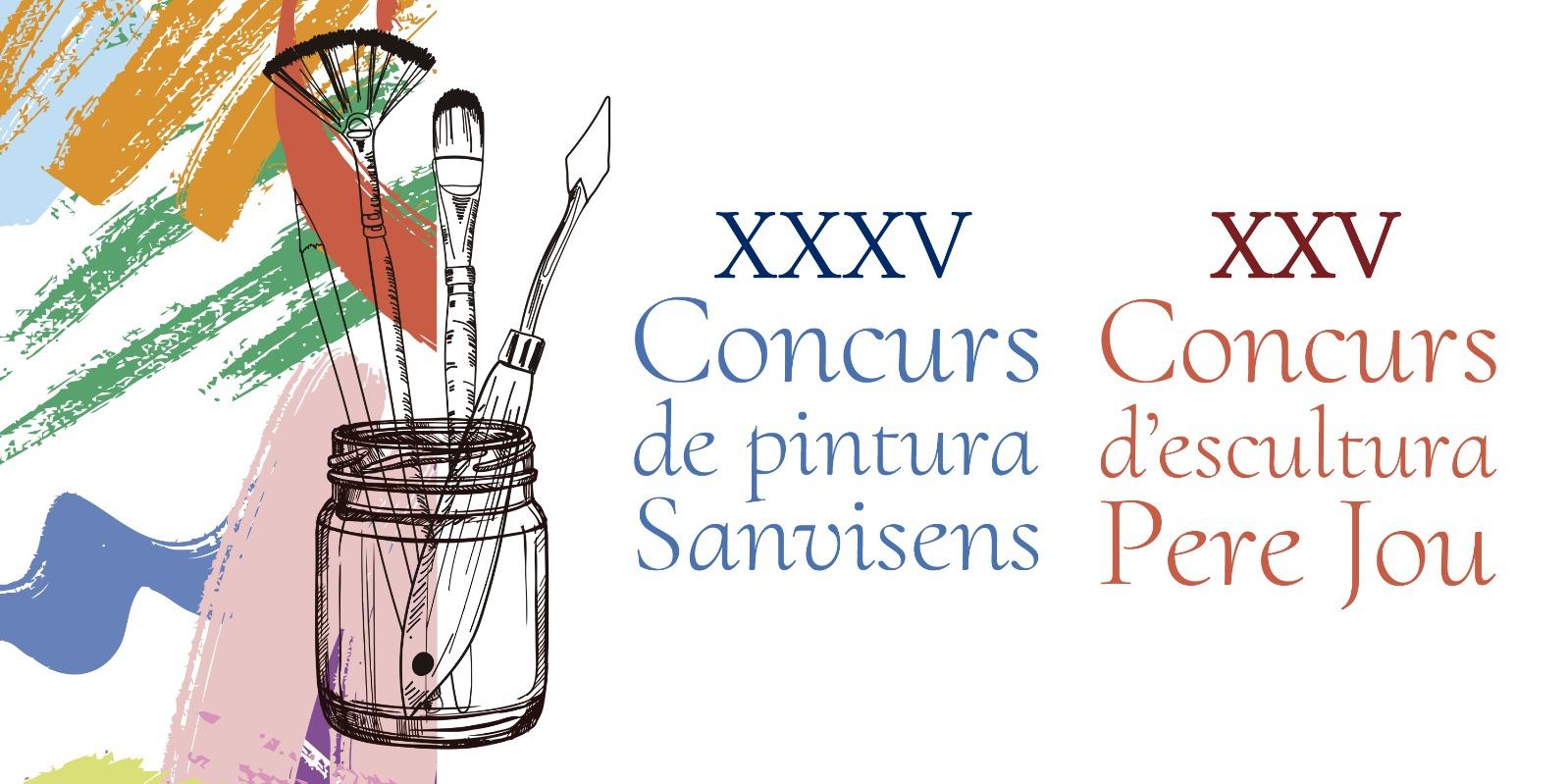 S’obre el termini per presentar les obres al XXXV Concurs de Pintura Sanvisens i XXV d’escultura Pere Jou