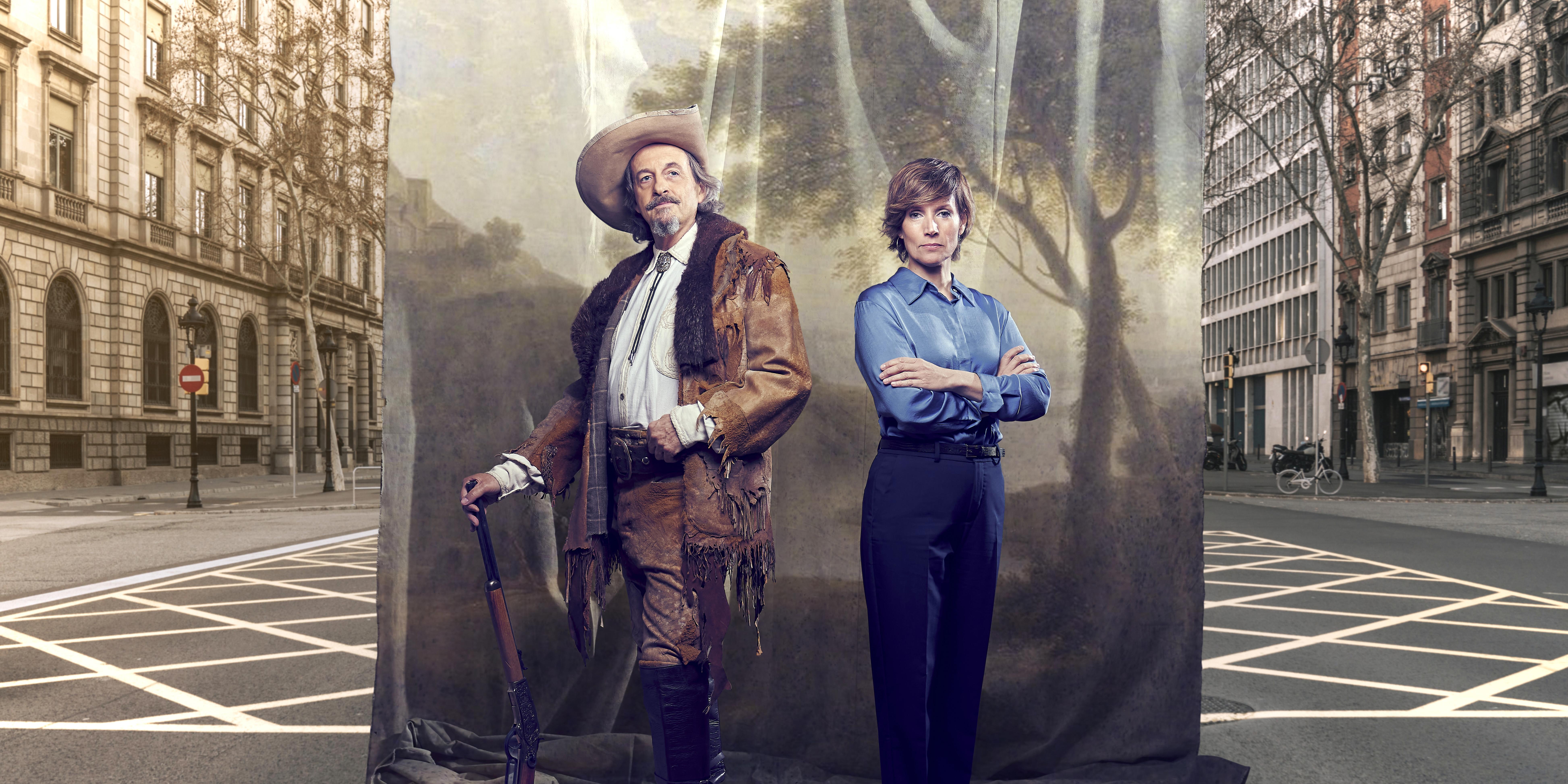 Espectacle 'Buffalo Bill a Barcelona', amb Ramon Madaula i Raquel Sans Espectacle 'Buffalo Bill a Barcelona', amb Ramon Madaula i Raquel Sans