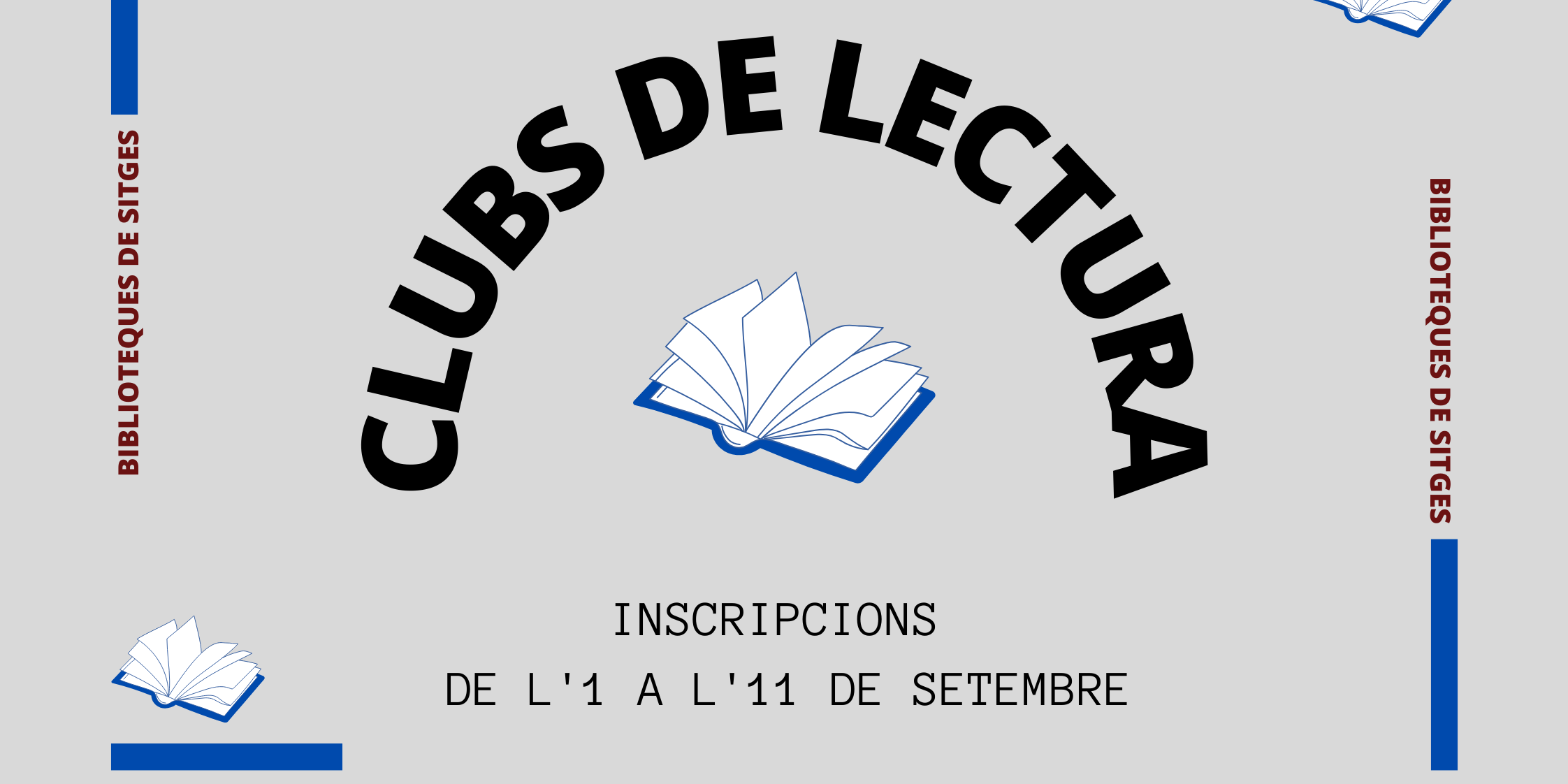 Els Clubs de Lectura de les Biblioteques de Sitges obren inscripcions