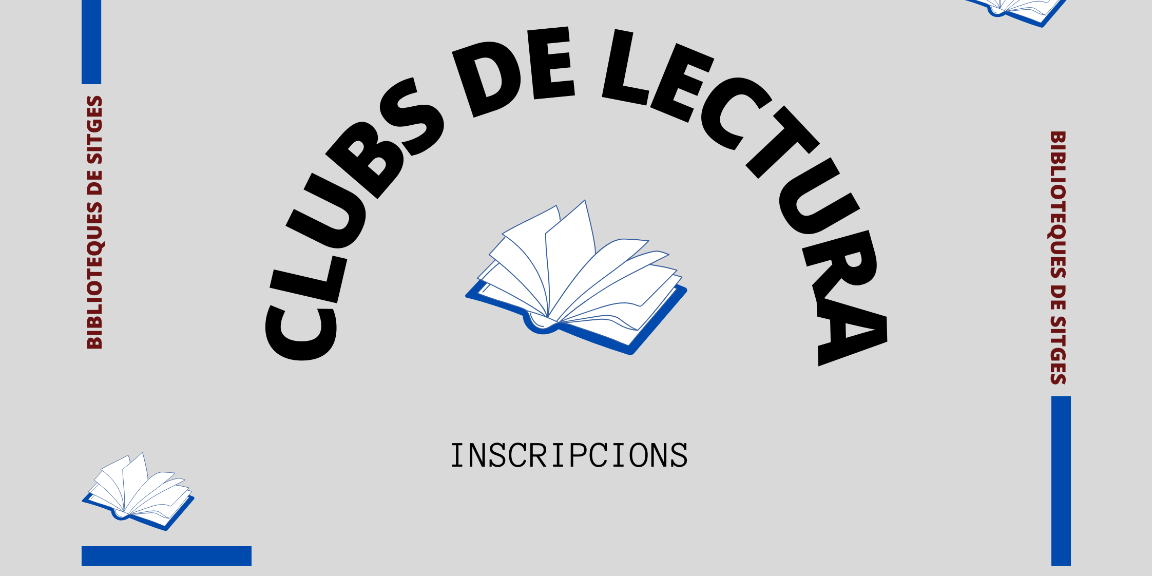 Els Clubs de Lectura de les Biblioteques de Sitges obren inscripcions  Els Clubs de Lectura de les Biblioteques de Sitges obren inscripcions