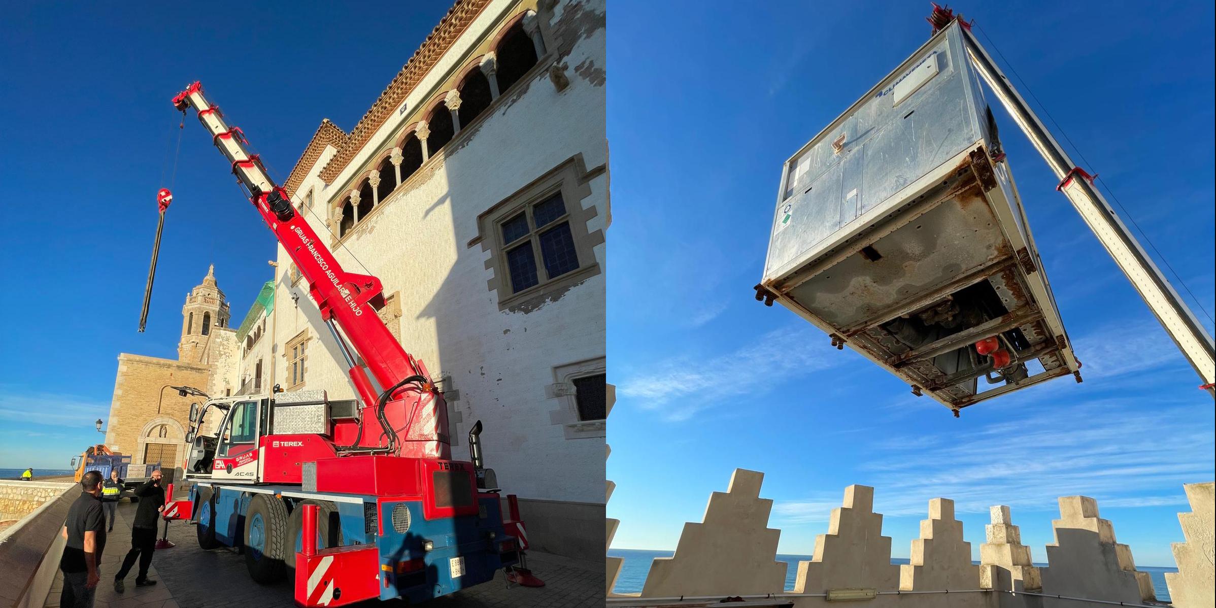 Una nova refredadora millorarà el funcionament de les condicions climàtiques de Maricel