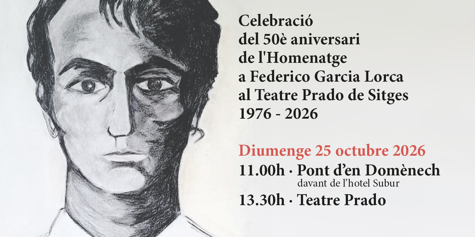 Sitges commemora el 50è aniversari de l’homenatge a Lorca
